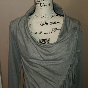 NWOT Scoopneck Gray Tunic